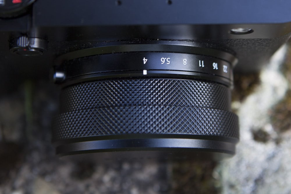 El objetivo del Fujifilm GFX100RF