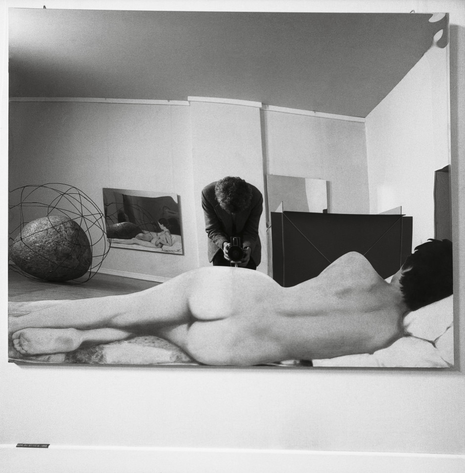 Ugo Mulas, Salle de Michelangelo Pistoletto, exposición "Vitalidad de lo negativo"Roma, 1970