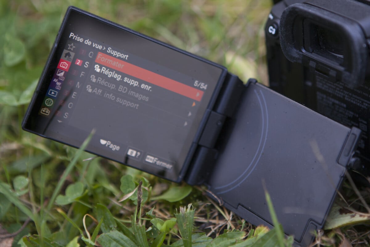 Los menús del Sony A7r V