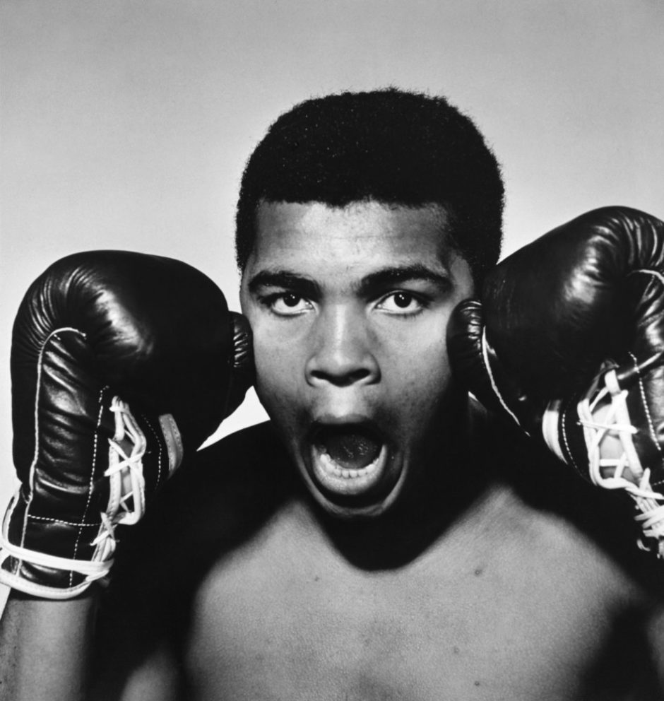 © Philippe Halsman - Fotos Magnum - "El boxeador estadounidense Muhammad Ali, 1963"