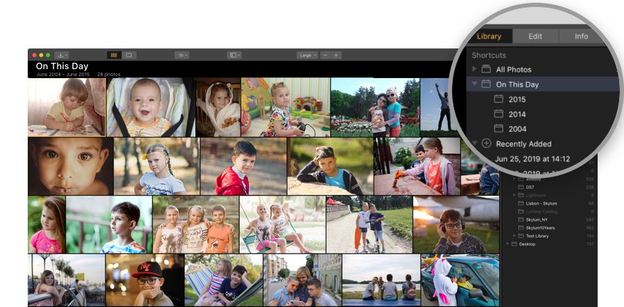 Función Luminar 3.1.2 En este día